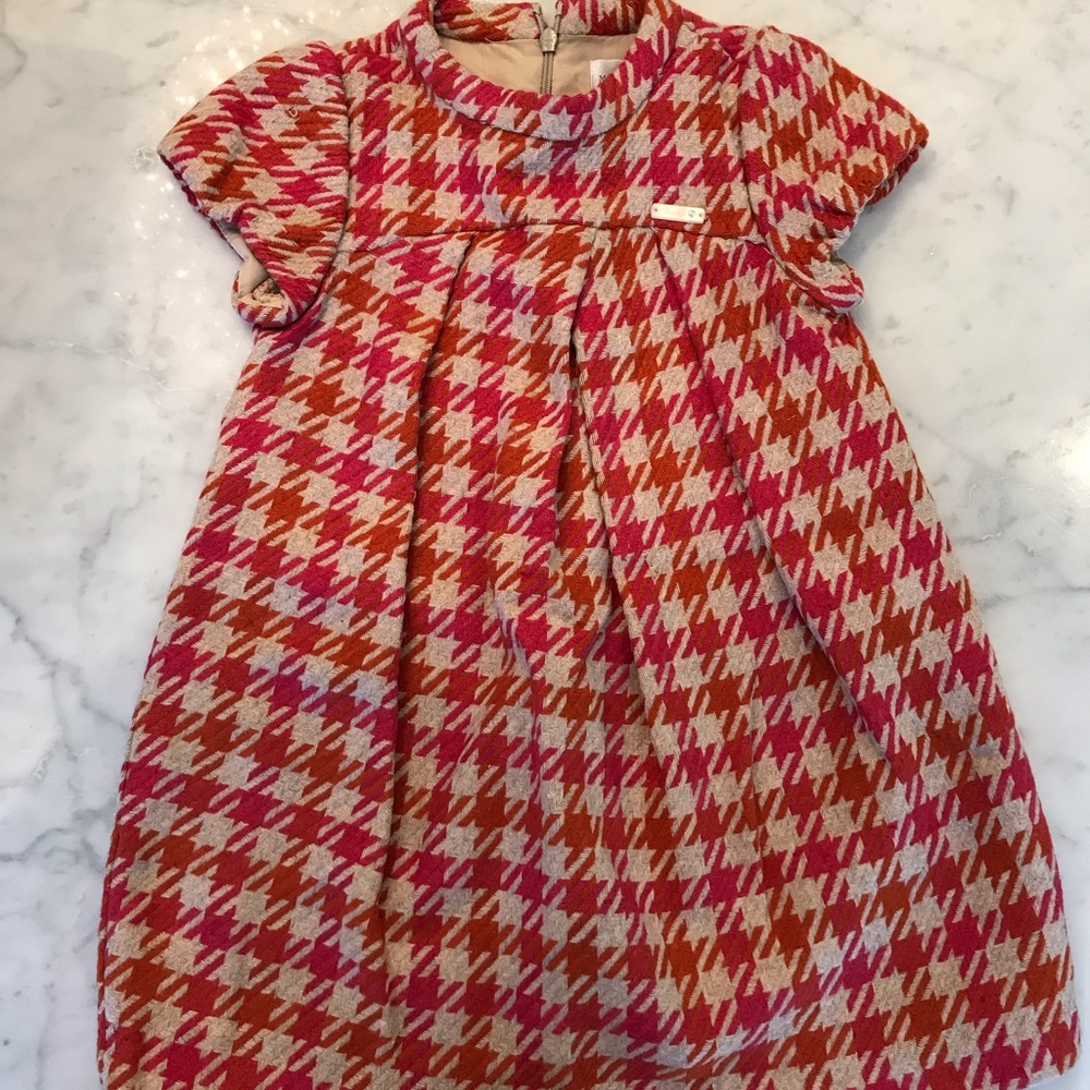 NWOT MAYORAL Girls Wool Jacquard Dress, 24M
